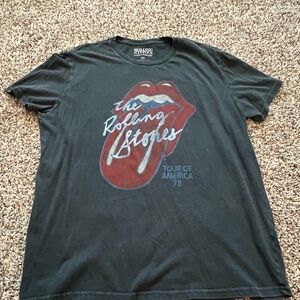 The Rolling Stones Vintage Tour Black Tee